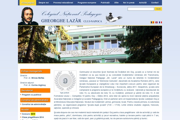 Academica theme site design template sample