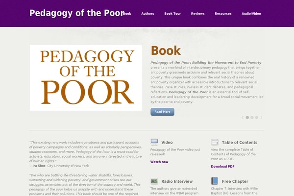 pedagogyofthepoor.org site used Leverage