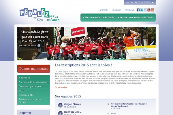 Microsite theme site design template sample