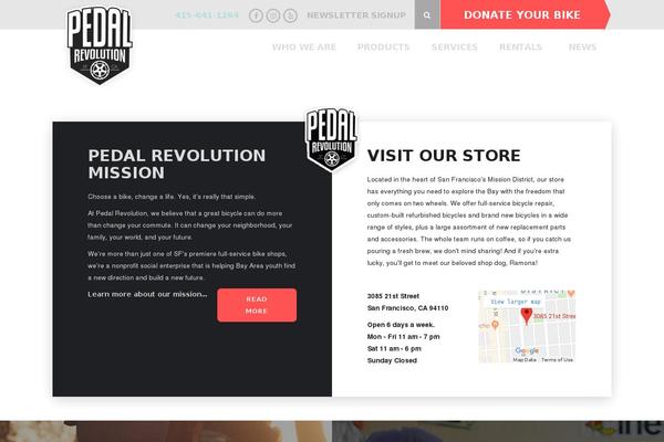 Pr theme site design template sample