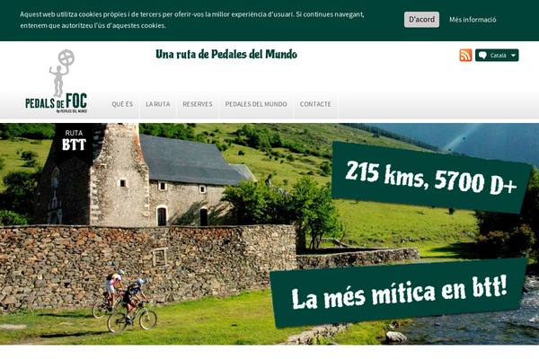 pedalsdefoc.com site used Pedales-del-mundo-ruta