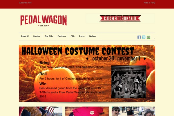 pedalwagon.com site used Fareharbor-sites