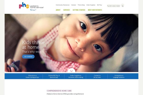 Phs theme site design template sample