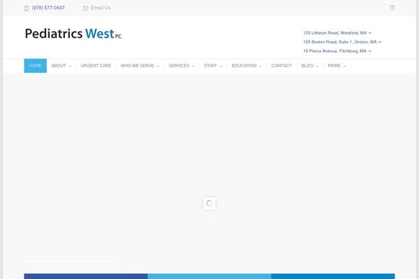 MediCenter theme site design template sample