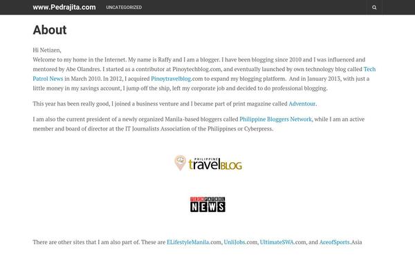 NewsPaper theme site design template sample