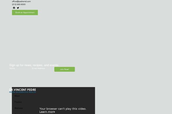 Impreza theme site design template sample
