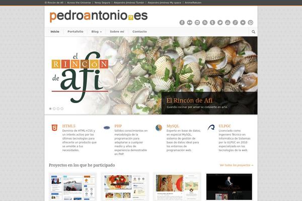 Modernize theme site design template sample