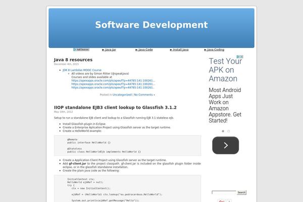 Defaultwide theme site design template sample