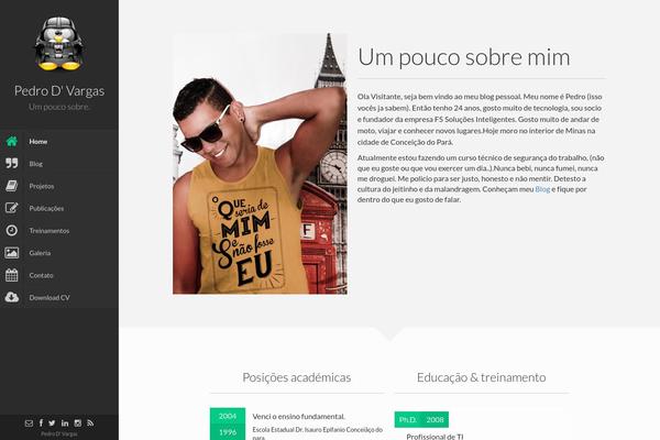Faculty theme site design template sample