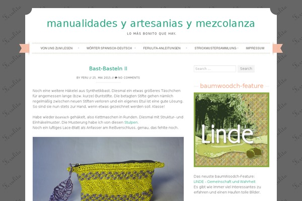 Sugar and Spice theme site design template sample