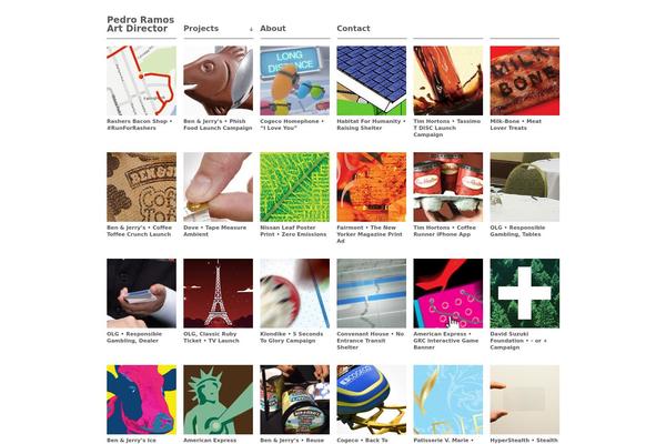 Portfolium theme site design template sample