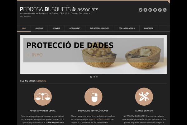 pedrosabusquets.com site used Miimus