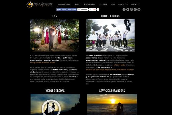 Core theme site design template sample
