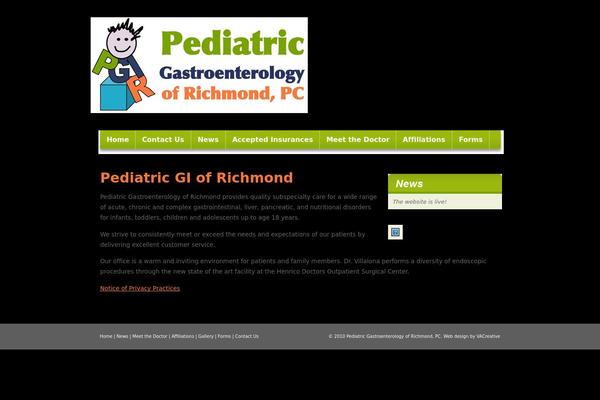 pedsgirichmond.com site used Tripress