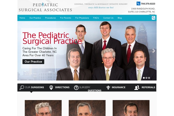 Pediatric theme site design template sample