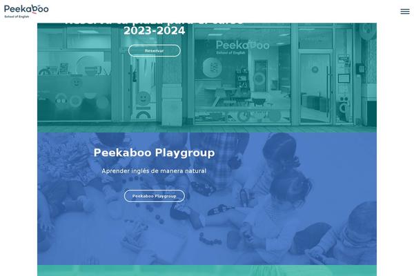 Pekaboo theme site design template sample