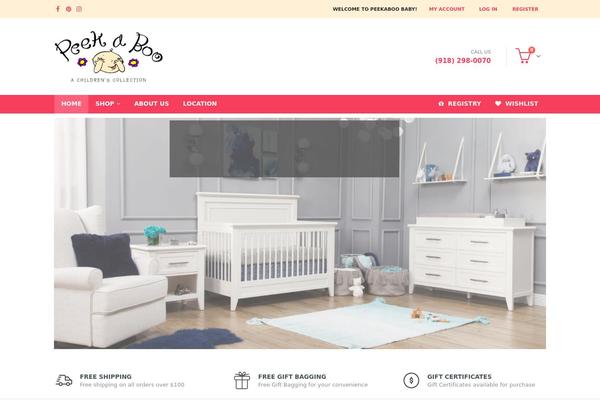 Site using Wooc-module-gift-registry plugin