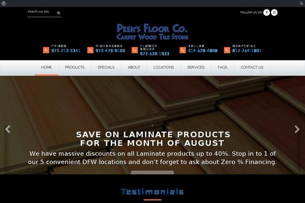 Site using GS Testimonial Slider plugin