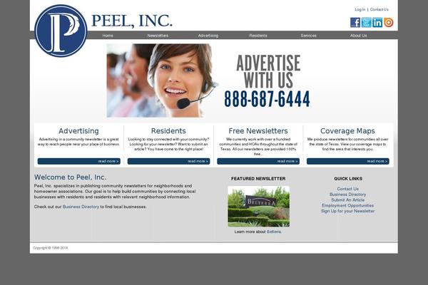 Harmonic theme site design template sample