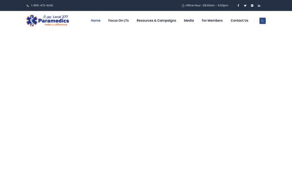 Site using Themetechmount-anomica-extras plugin