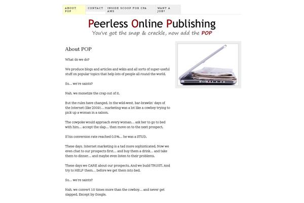 Thesis 1.6 theme site design template sample