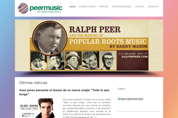 MusicPlay theme site design template sample