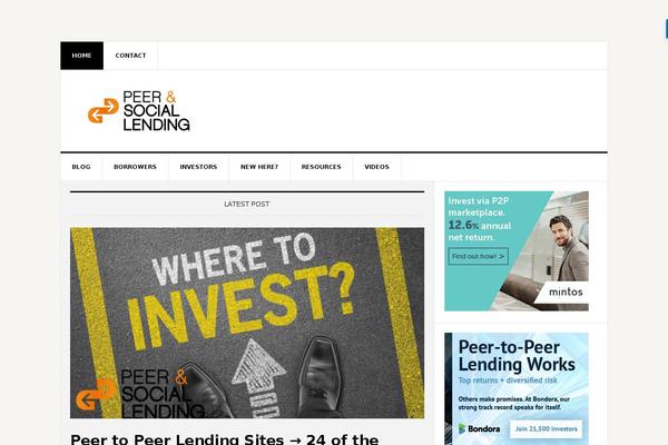 peersociallending.com site used Genesis-sample