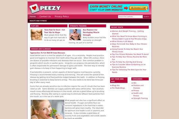 Newsreaders theme site design template sample