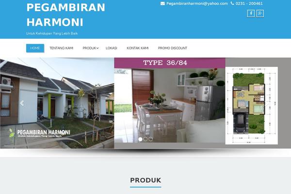 Enigma theme site design template sample