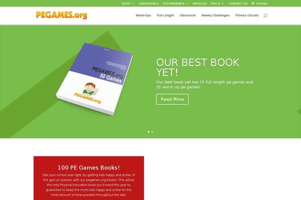 Divi theme site design template sample