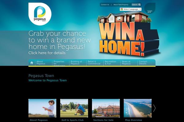 Pegasus theme site design template sample
