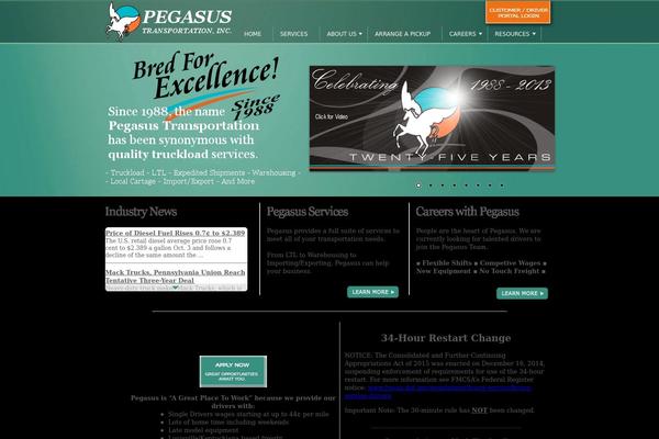 pegasustransportation.com site used Main