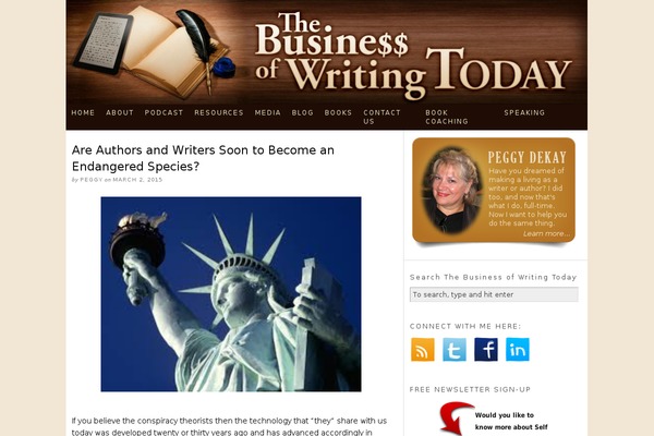 peggydekay.com site used Thesis 1.8.1