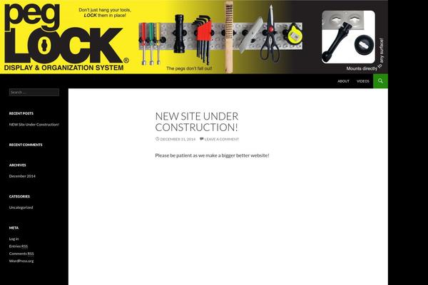 Twenty Fourteen theme site design template sample