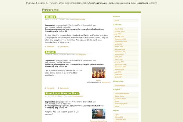 Almost Spring theme site design template sample