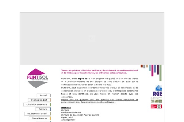 peintisol.net site used Displace