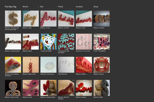 Portfolium theme site design template sample
