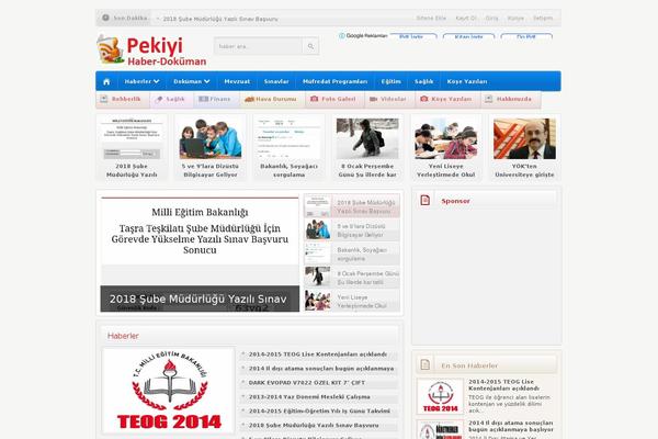 HaberMatik V3 theme site design template sample