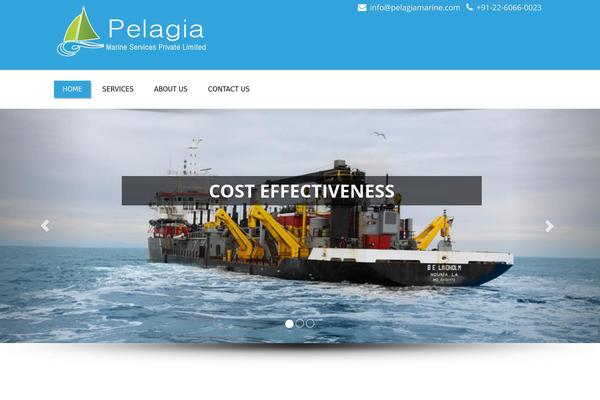 Enigma theme site design template sample