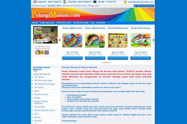 Indostore2 theme site design template sample