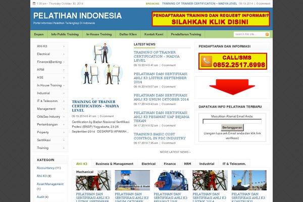 Forester theme site design template sample