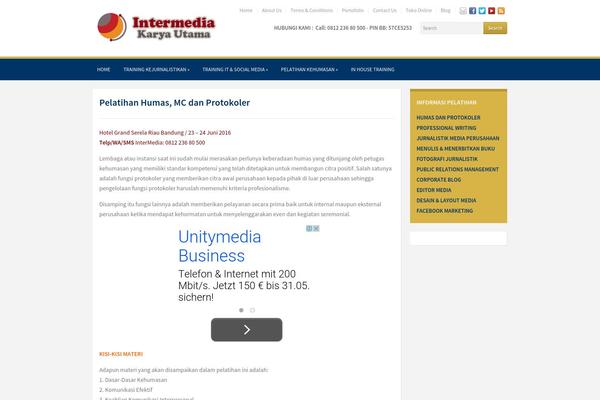 Academica Pro theme site design template sample