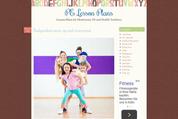 Scrappy theme site design template sample