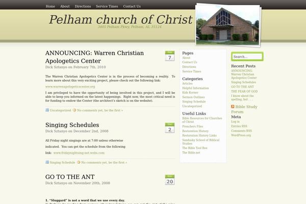 Amazing Grace theme site design template sample