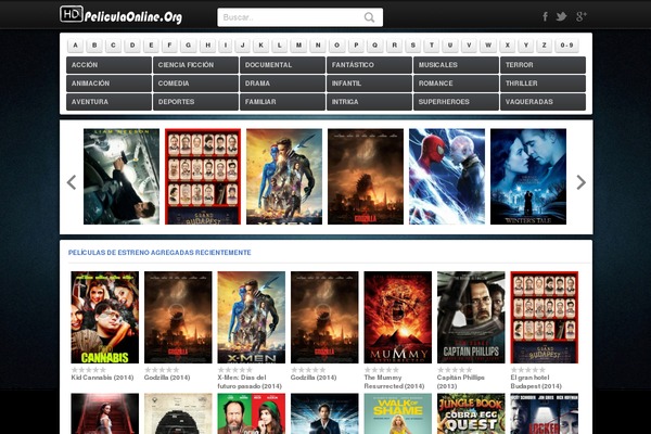 peliculas WordPress theme, websites list used peliculas theme peliculas theme websites examples