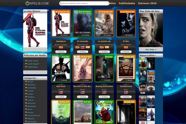 peliculasargentinasonline.com site used Wprafael