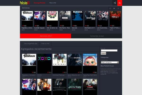 Grifus theme site design template sample
