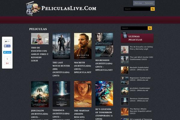 DooPlay theme site design template sample
