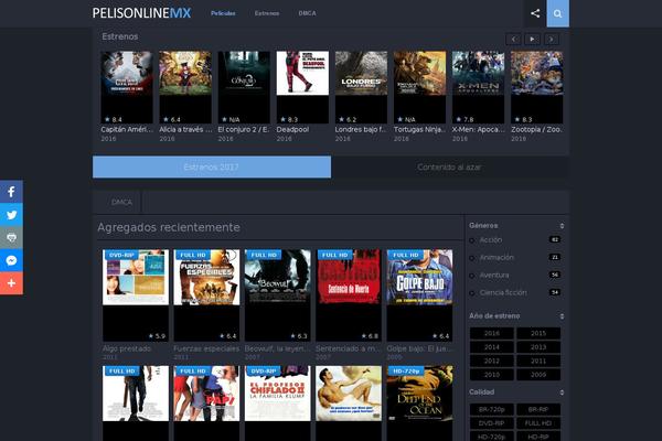 Grifus theme site design template sample