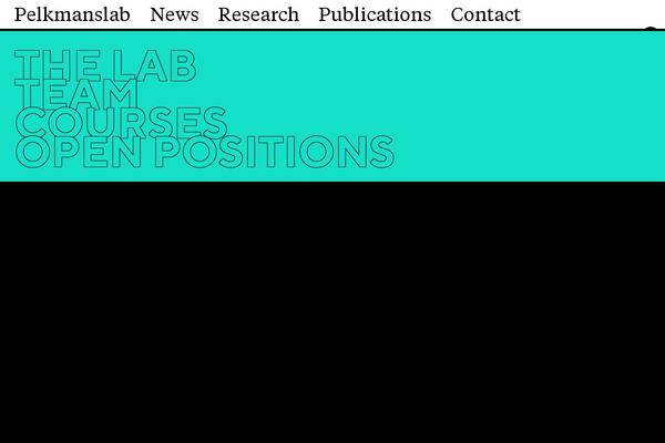 pelkmanslab.org site used Pelkmanslab